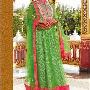 Indian punjabi anarkali punjabi suit dress…